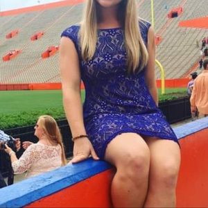 Connected apparel lace party dress